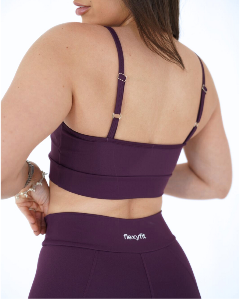 Top Basic Recort Roxo
