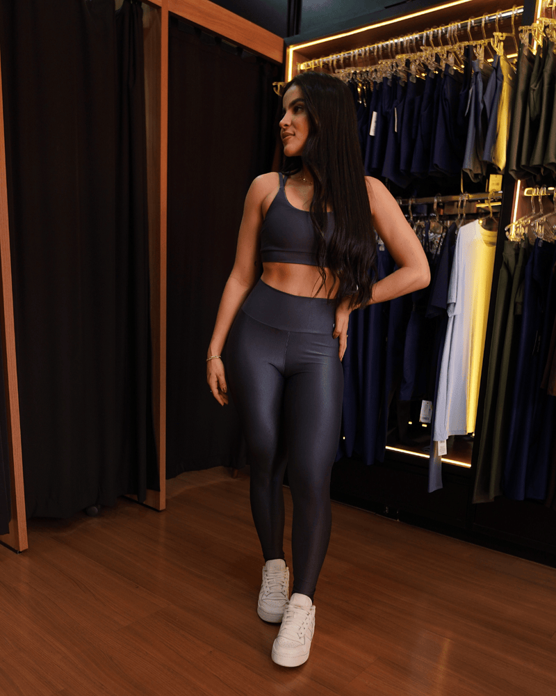 Conjunto Legging Bolso Cós Fernanda Carbono