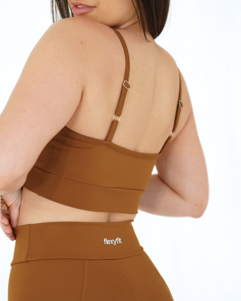 Top Basic Recort Caramelo