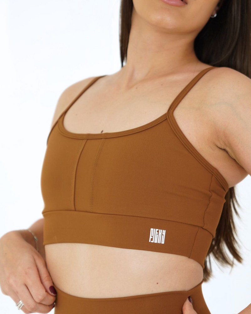 Top Basic Recort Caramelo