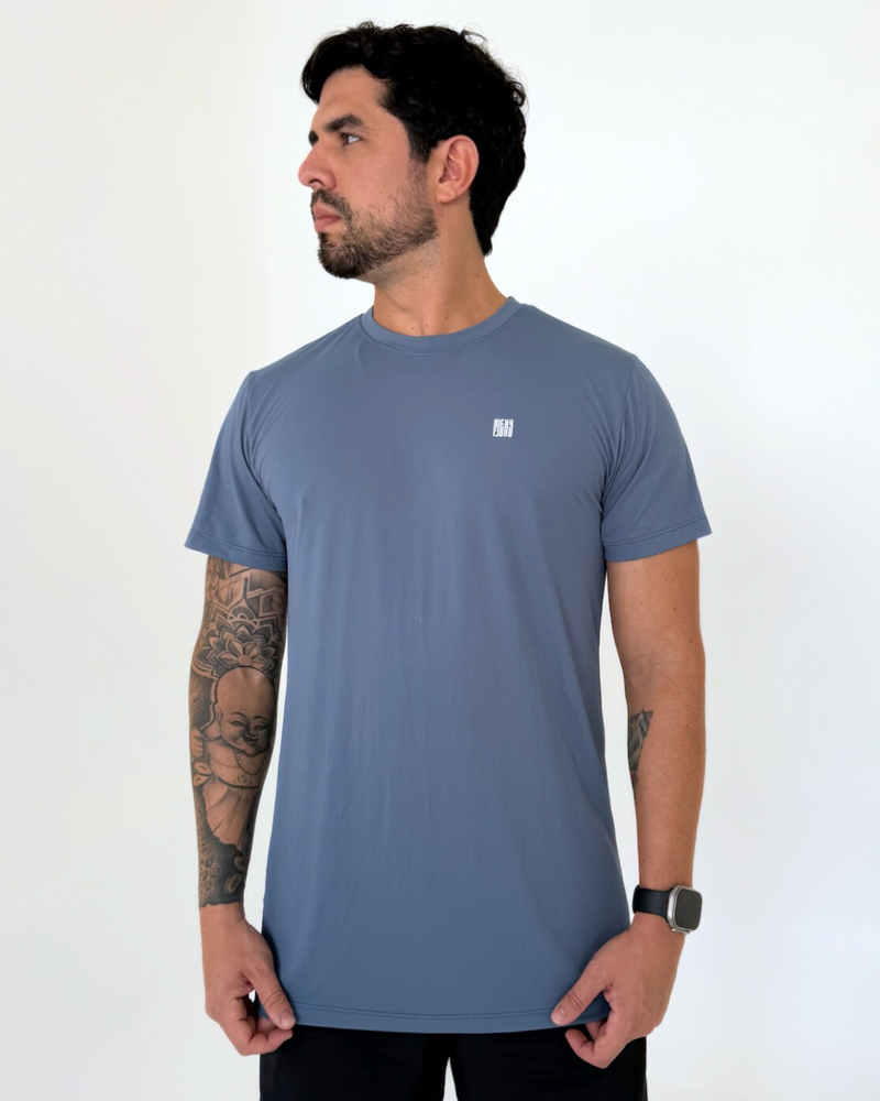 Blusa Masculina Long Tex Cinza Storm