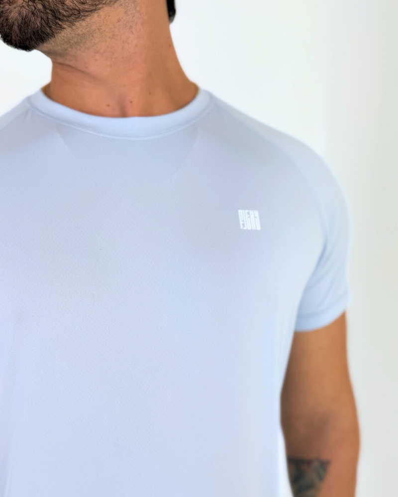 Camiseta Raglan Masculina Azul London