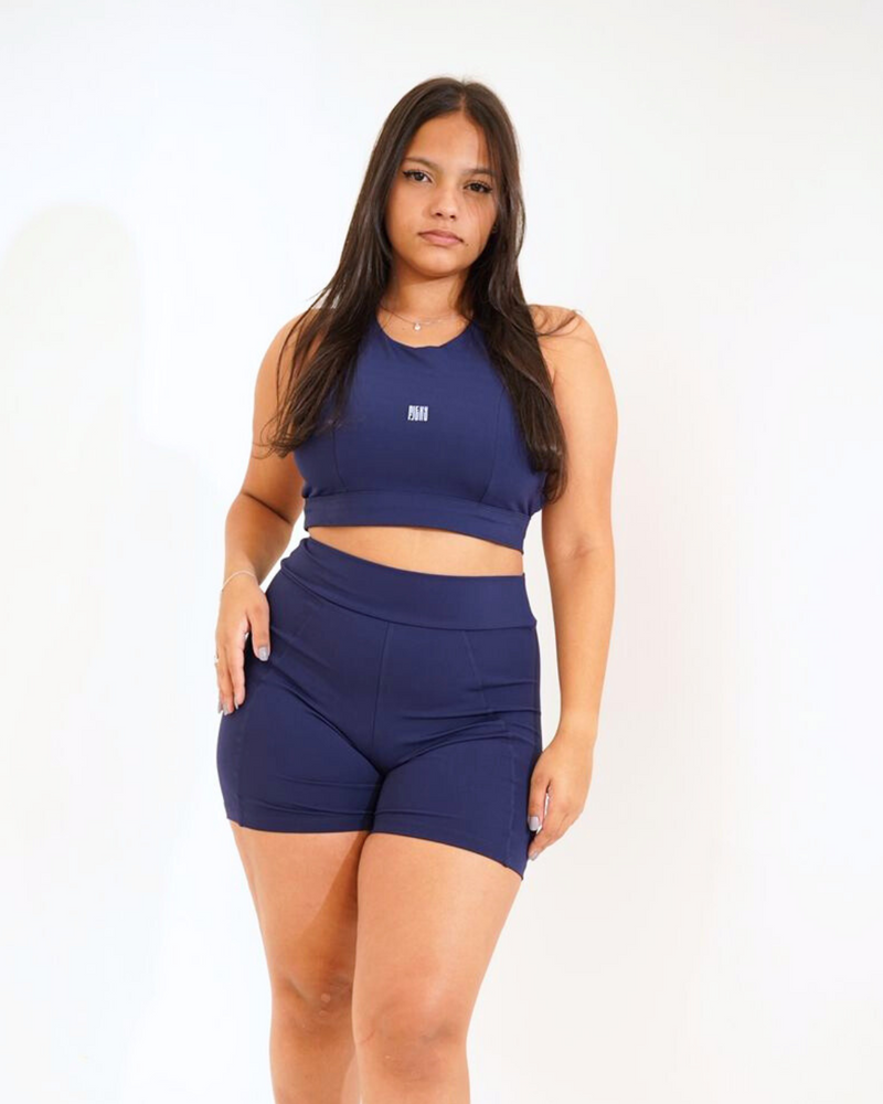 Conjunto Short Gabi Azul Marinho