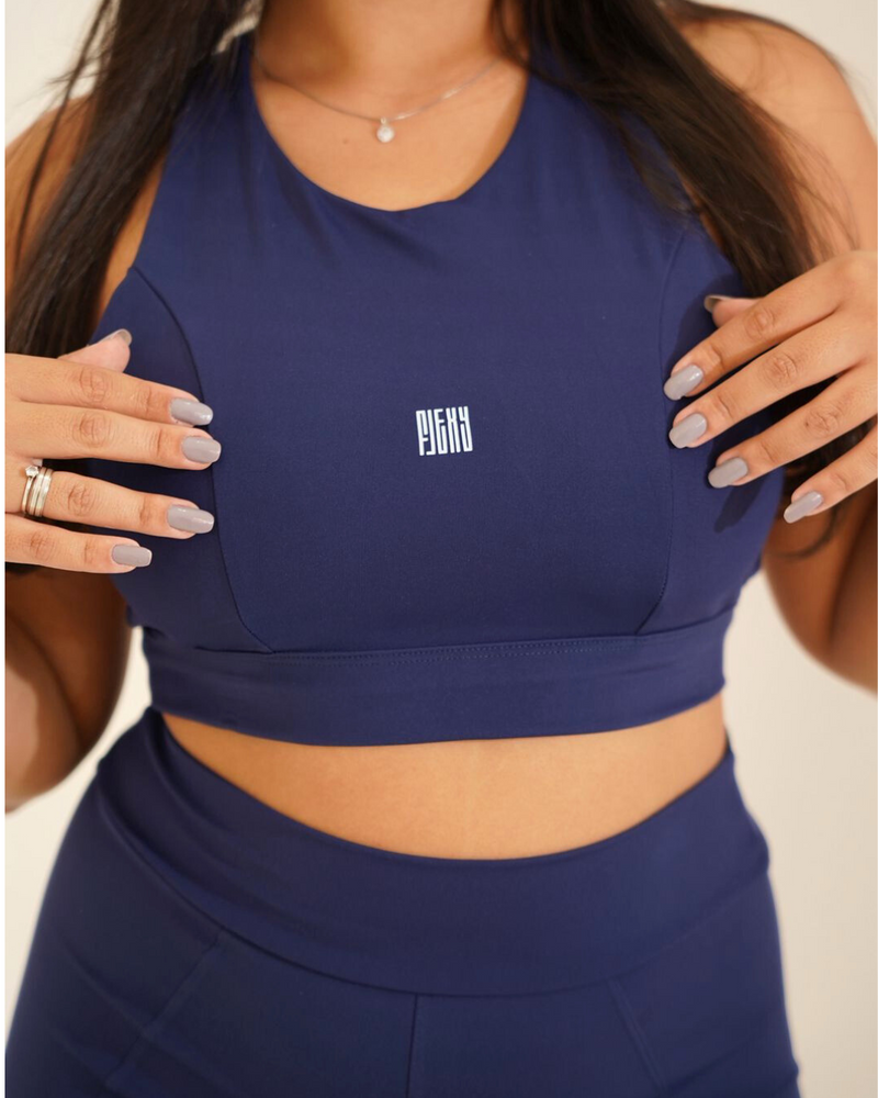 Conjunto Short Gabi Azul Marinho