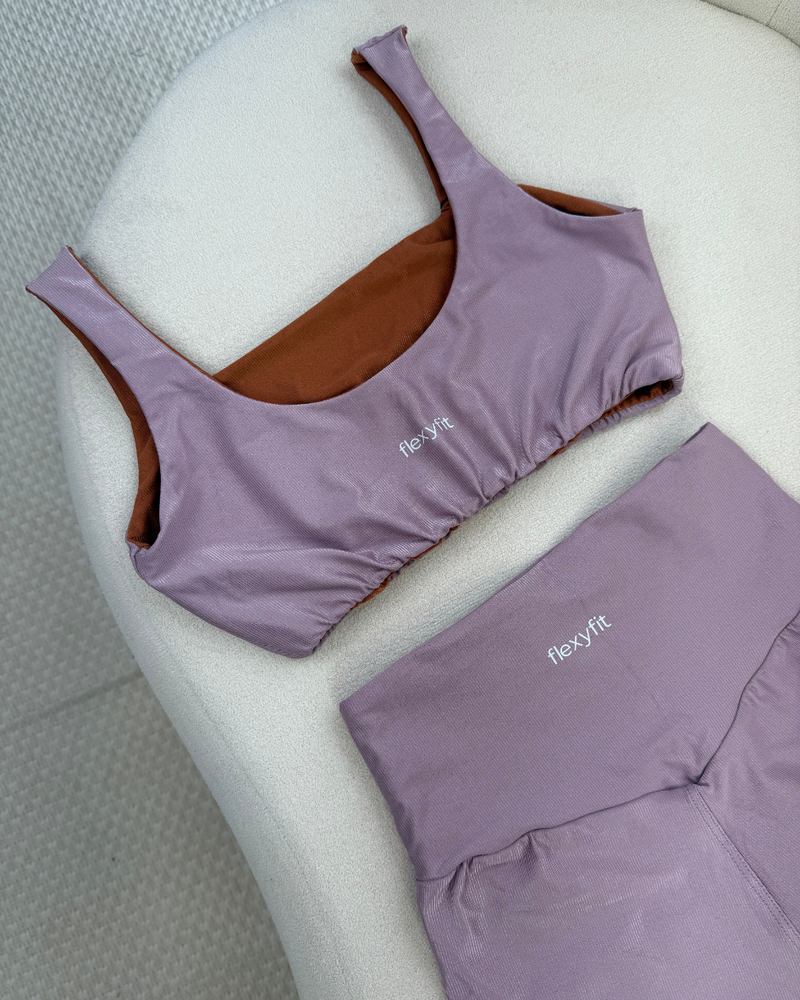 Conjunto Short Pump Duo Malva