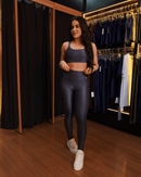 Conjunto Legging Bolso Cós Fernanda Carbono