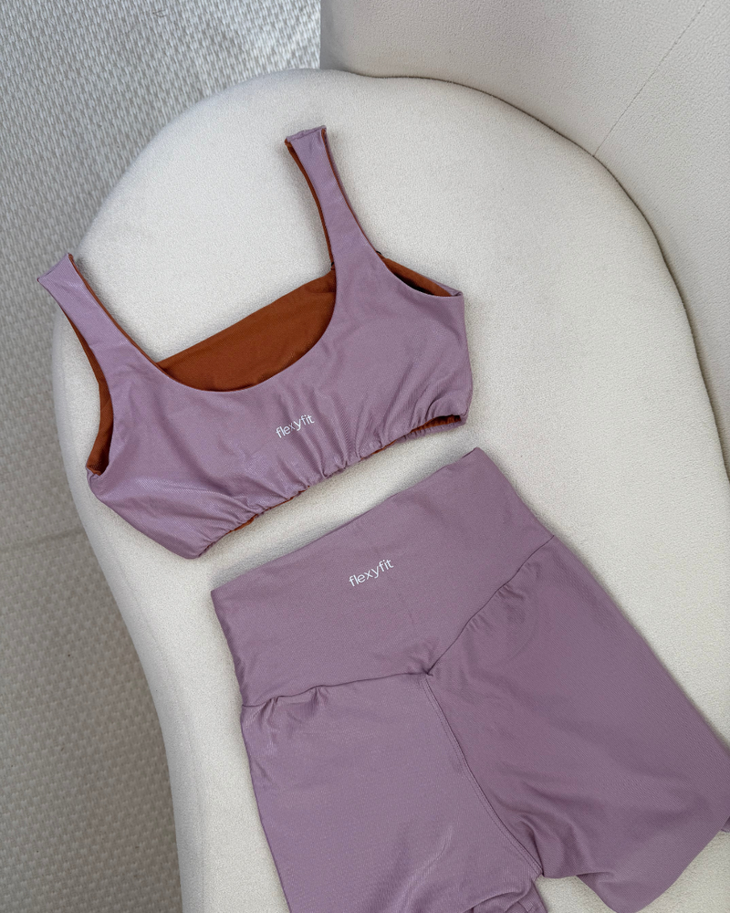 Conjunto Short Pump Duo Malva